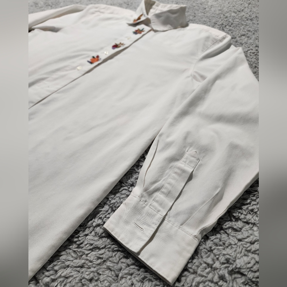 Fall Button-up Blouse - Picture 2 of 8